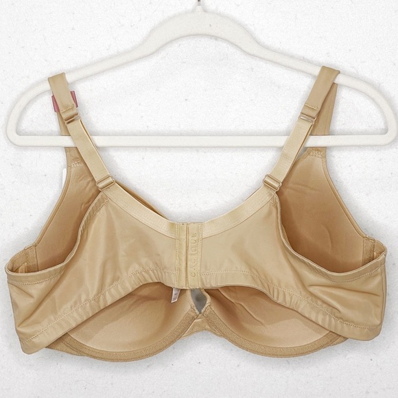 Cacique Boost Plunge Bra Nude Beige Size 46C - Picture 2 of 10